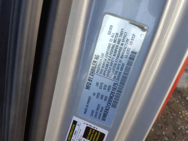 WMEEK31X99K261675 - 2009 SMART FORTWO PAS 红色 照片 10