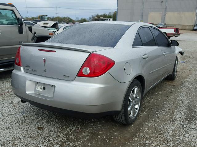 1G2ZH558164186844 - 2006 PONTIAC G6 GT SILVER photo 4