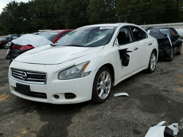 1N4AA5AP3CC811245 - 2012 NISSAN MAXIMA S WHITE photo 2