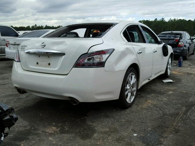 1N4AA5AP3CC811245 - 2012 NISSAN MAXIMA S WHITE photo 4