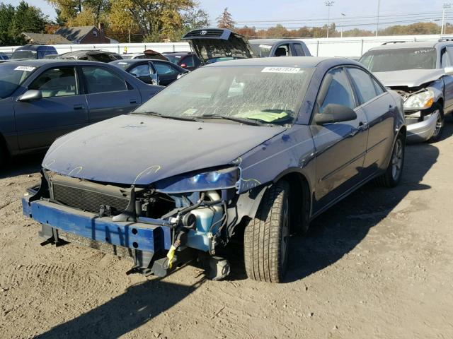 1G2ZG58N374162213 - 2007 PONTIAC G6 BASE BLUE photo 2