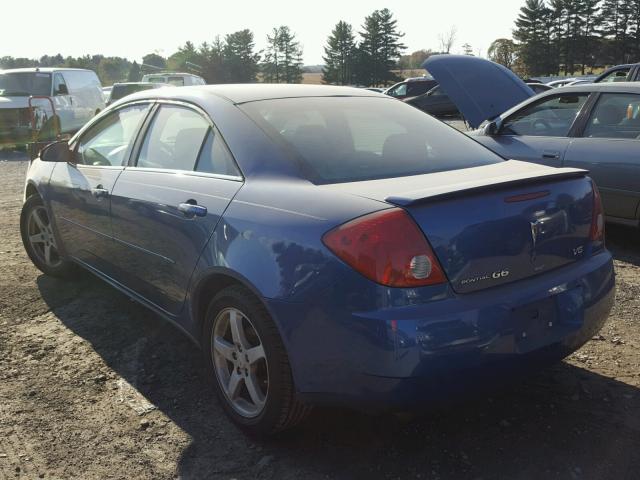 1G2ZG58N374162213 - 2007 PONTIAC G6 BASE BLUE photo 3