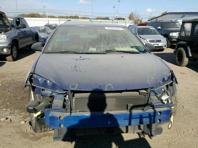 1G2ZG58N374162213 - 2007 PONTIAC G6 BASE BLUE photo 9