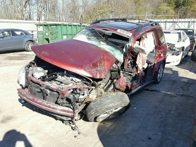 JF2SH63699H796980 - 2009 SUBARU FORESTER 2 MAROON photo 2