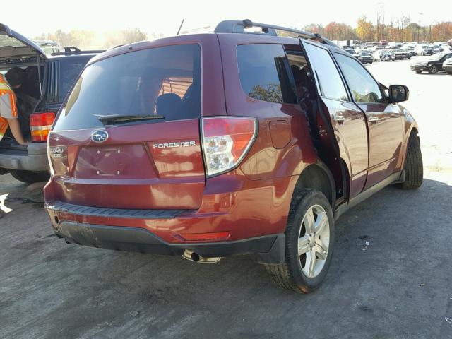 JF2SH63699H796980 - 2009 SUBARU FORESTER 2 MAROON photo 4