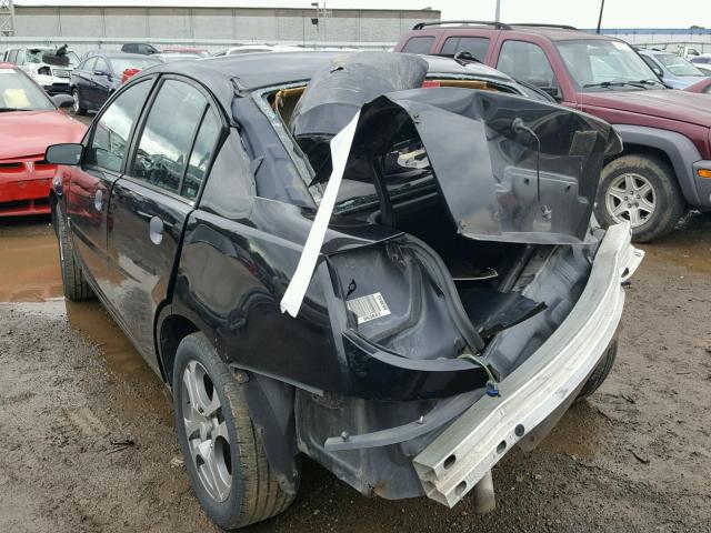 1G8AG52F85Z163880 - 2005 SATURN ION LEVEL BLACK photo 3