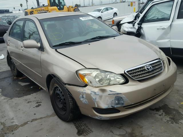 1NXBR30E86Z693652 - 2006 TOYOTA COROLLA BEIGE photo 1