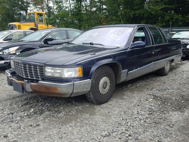 1G6DW52P7TR712354 - 1996 CADILLAC FLEETWOOD BLUE photo 2