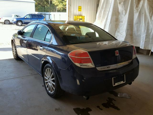 1G8ZV57708F136379 - 2008 SATURN AURA XR BLUE photo 3