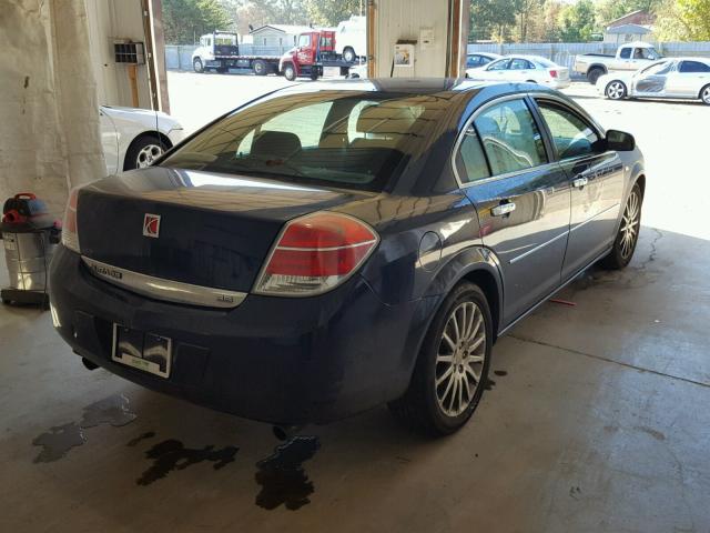 1G8ZV57708F136379 - 2008 SATURN AURA XR BLUE photo 4