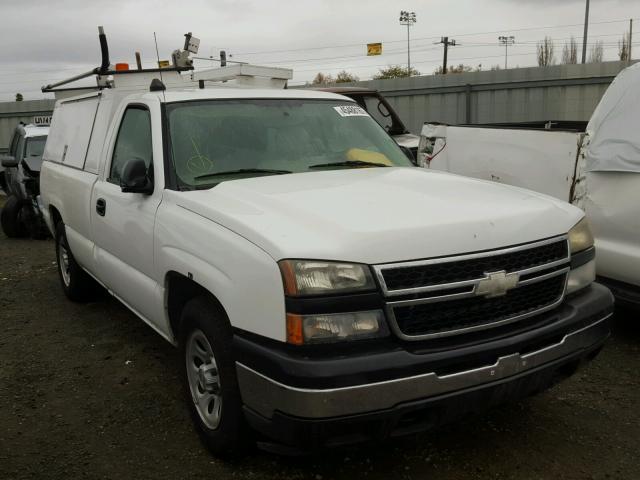 1GCEC14X77Z146203 - 2007 CHEVROLET SILVERADO WHITE photo 1