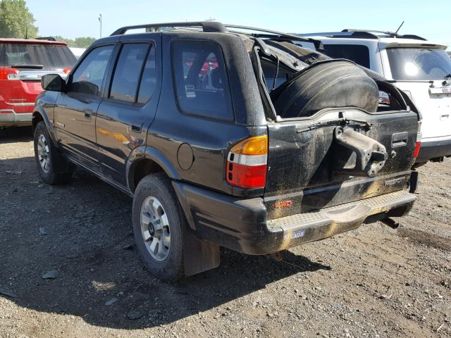 4S6CM58W6W4423175 - 1998 HONDA PASSPORT E BLACK photo 3