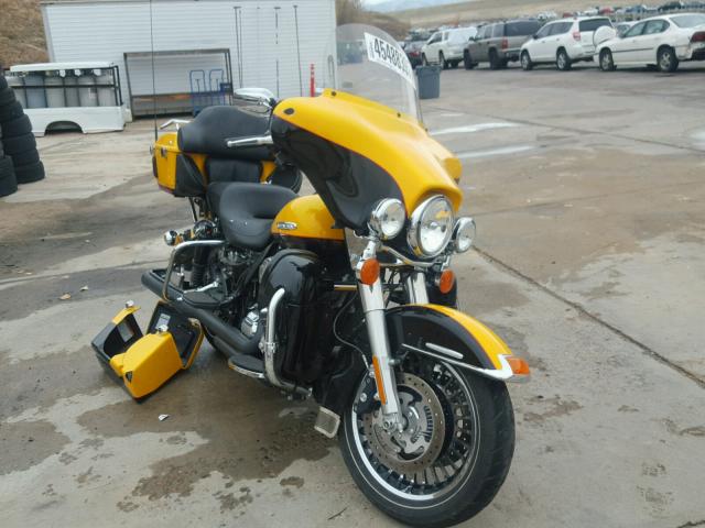 1HD1KEM1XDB605733 - 2013 HARLEY-DAVIDSON FLHTK ELEC YELLOW photo 1