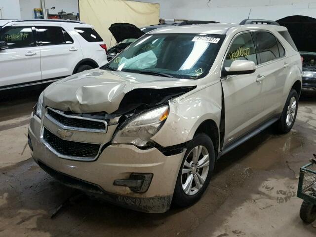 2CNFLEEW1A6342153 - 2010 CHEVROLET EQUINOX LT TAN photo 2