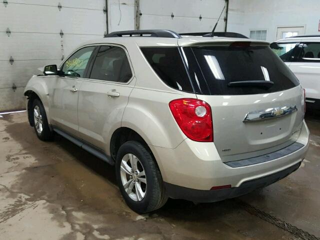 2CNFLEEW1A6342153 - 2010 CHEVROLET EQUINOX LT TAN photo 3