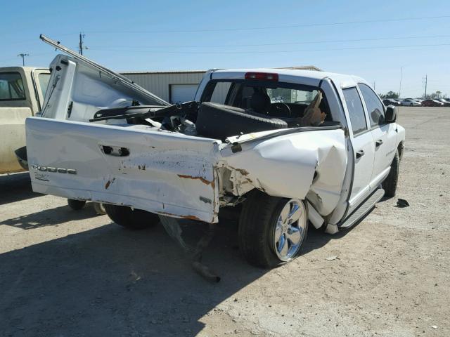 1D7HA18D53S298668 - 2003 DODGE RAM 1500 S WHITE photo 4