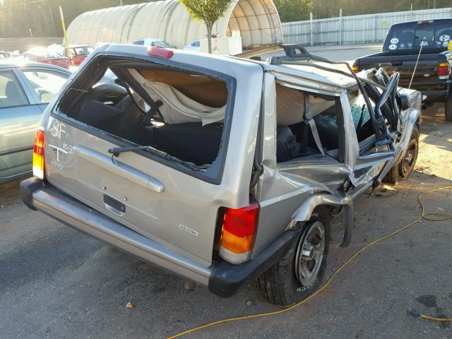 1J4FT48S31L565433 - 2001 JEEP CHEROKEE S SILVER photo 4