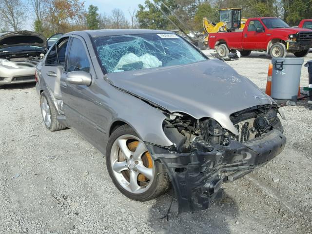 WDBRF52H16A900445 - 2006 MERCEDES-BENZ C GENERATI GRAY photo 1