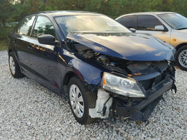 3VW2K7AJ9DM268791 - 2013 VOLKSWAGEN JETTA BASE 蓝色 照片 1