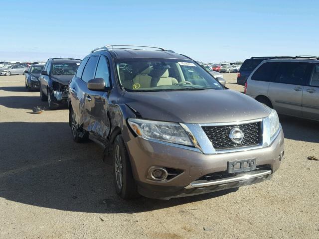 5N1AR2MN5EC718043 - 2014 NISSAN PATHFINDER CHARCOAL photo 1