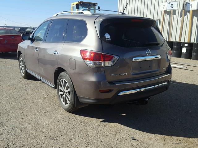 5N1AR2MN5EC718043 - 2014 NISSAN PATHFINDER CHARCOAL photo 3