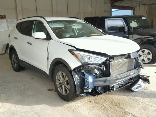 5XYZUDLB4FG264826 - 2015 HYUNDAI SANTA FE S WHITE photo 1