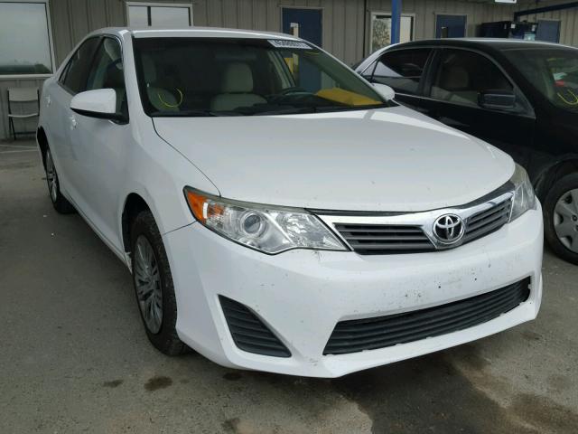 4T4BF1FK5CR217502 - 2012 TOYOTA CAMRY BASE WHITE photo 1