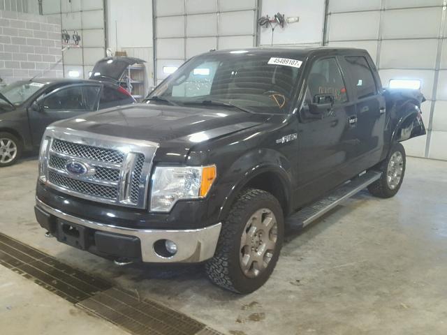 1FTFW1EFXBFA62081 - 2011 FORD F150 SUPER BLACK photo 2