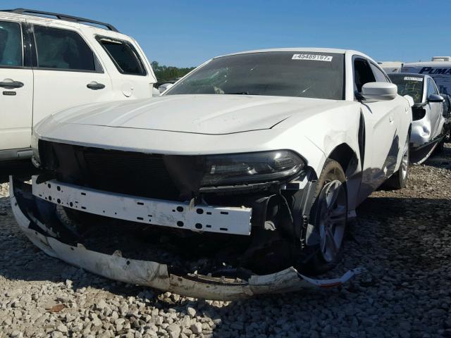 2C3CDXBG6FH784388 - 2015 DODGE CHARGER SE WHITE photo 2