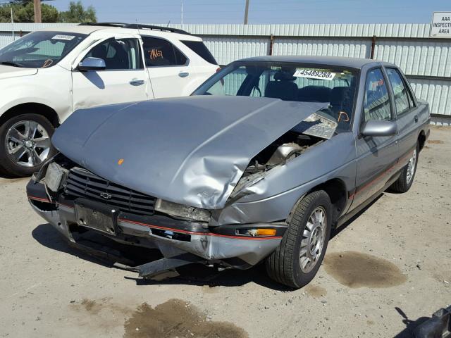 1G1LT53T9PY101145 - 1993 CHEVROLET CORSICA LT GRAY photo 2