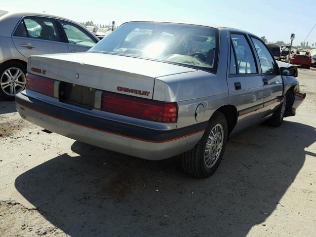 1G1LT53T9PY101145 - 1993 CHEVROLET CORSICA LT GRAY photo 4