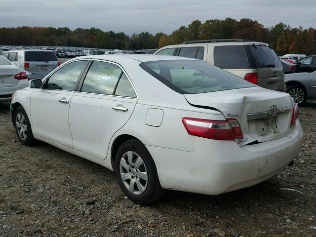 4T1BE46K39U796710 - 2009 TOYOTA CAMRY BASE WHITE photo 3