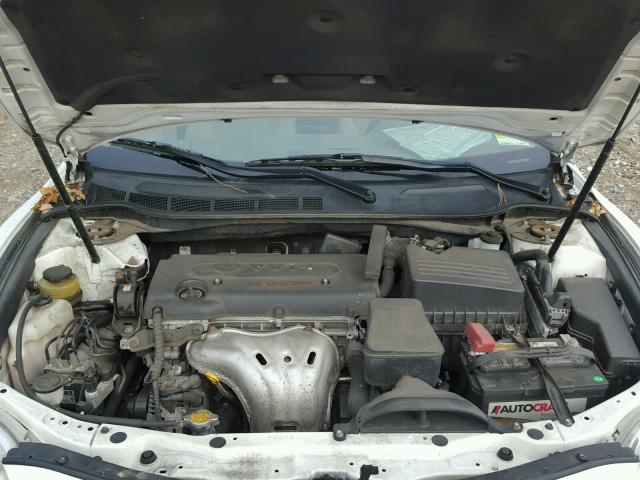 4T1BE46K39U796710 - 2009 TOYOTA CAMRY BASE WHITE photo 7