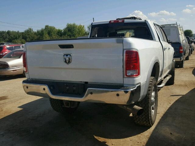 3C6UR5FL0EG106299 - 2014 RAM 2500 LARAM WHITE photo 4