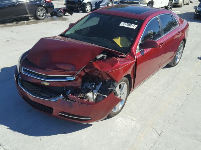 1G1ZD5E73BF111696 - 2011 CHEVROLET MALIBU 2LT RED photo 2