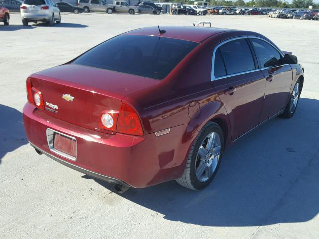 1G1ZD5E73BF111696 - 2011 CHEVROLET MALIBU 2LT RED photo 4