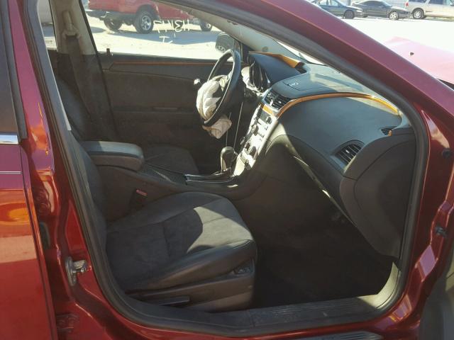 1G1ZD5E73BF111696 - 2011 CHEVROLET MALIBU 2LT RED photo 5