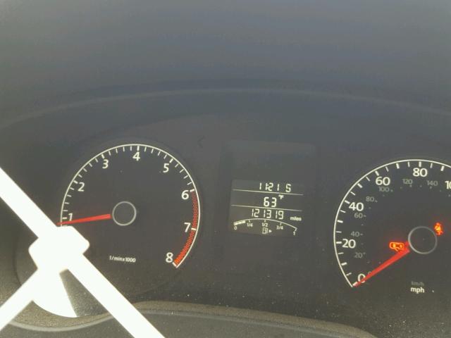 3VW2K7AJ8CM336528 - 2012 VOLKSWAGEN JETTA BASE SILVER photo 8