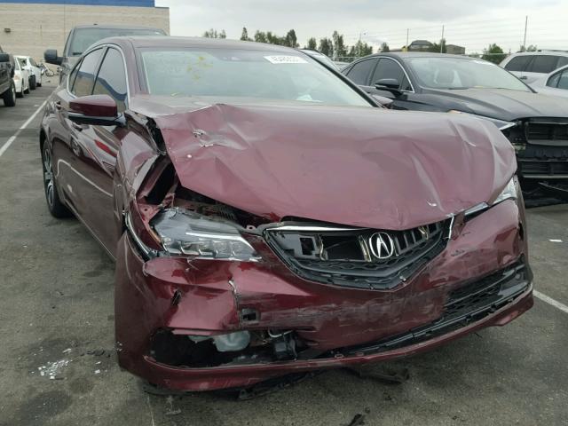 19UUB1F55GA011019 - 2016 ACURA TLX TECH MAROON photo 1