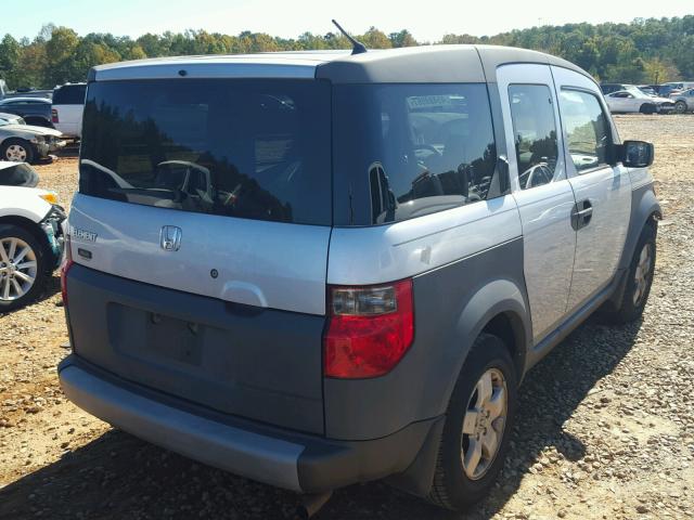 5J6YH28563L025747 - 2003 HONDA ELEMENT EX GRAY photo 4