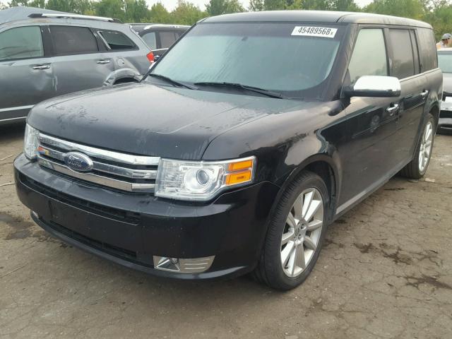 2FMHK6DCXABA46709 - 2010 FORD FLEX LIMIT BLACK photo 2