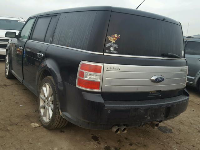 2FMHK6DCXABA46709 - 2010 FORD FLEX LIMIT BLACK photo 3