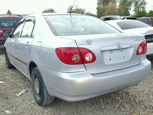 1NXBR32E87Z829647 - 2007 TOYOTA COROLLA SILVER photo 3