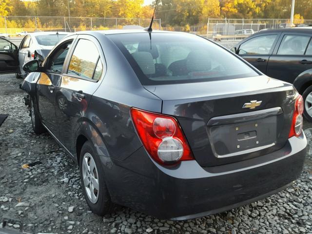 1G1JA5SH8D4193193 - 2013 CHEVROLET SONIC LS 灰色 照片 3