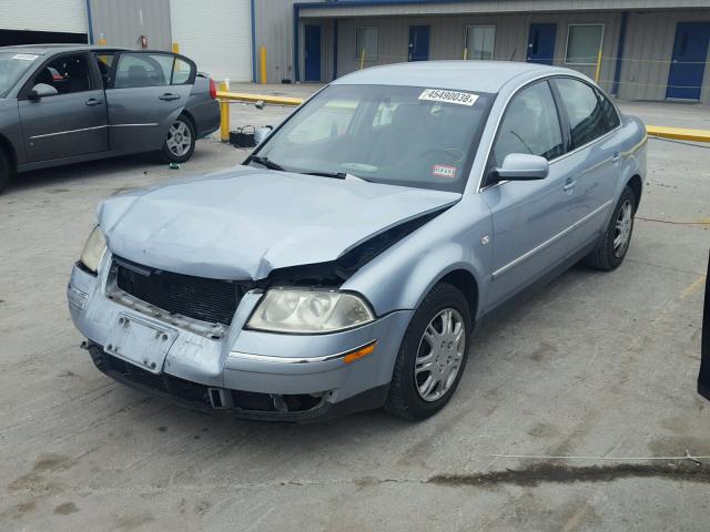 WVWMD63B83P240818 - 2003 VOLKSWAGEN PASSAT GL TEAL photo 2