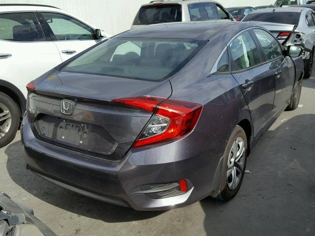 19XFC2F54GE245403 - 2016 HONDA CIVIC LX GRAY photo 4