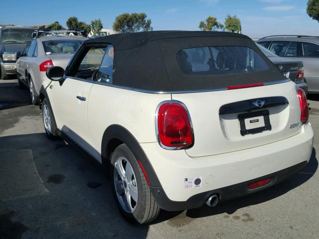 WMWWG5C54H3C20066 - 2017 MINI COOPER WHITE photo 3