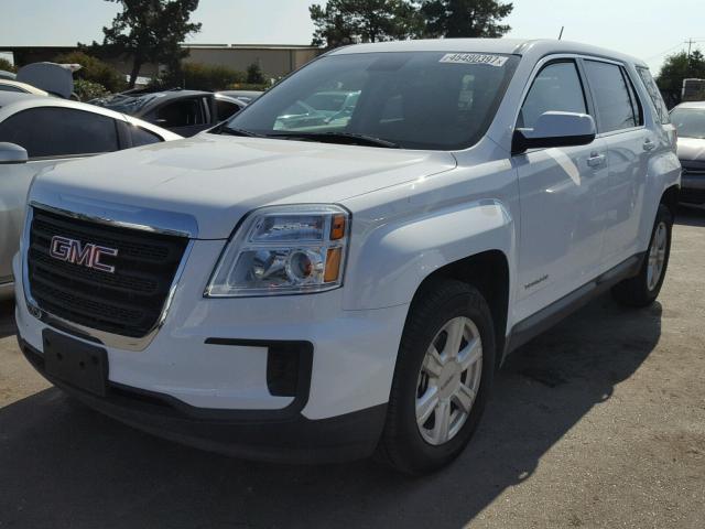 2GKALMEK4G6328265 - 2016 GMC TERRAIN SL WHITE photo 1