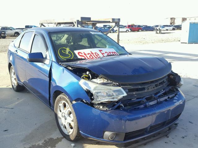 1FAHP35N38W103478 - 2008 FORD FOCUS SE BLUE photo 1