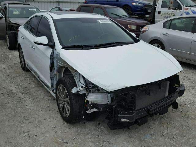 5NPE34AF5HH528655 - 2017 HYUNDAI SONATA SPO WHITE photo 1